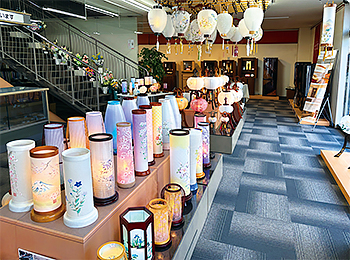 提灯展示販売
